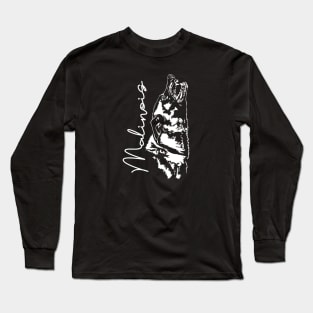 Belgian Malinois dog portrait Long Sleeve T-Shirt